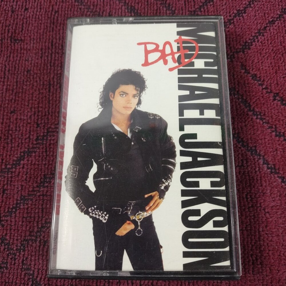 Michael Jackson - BAD - Released 1987 - Cassette Tape - Used